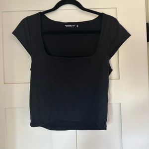 Abercrombie square neck cap sleeve top